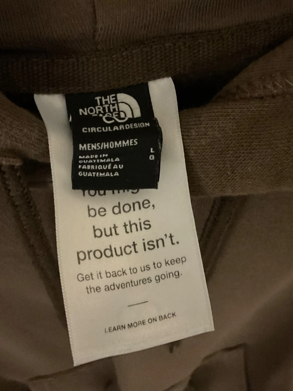 Brown North Face Hoodie